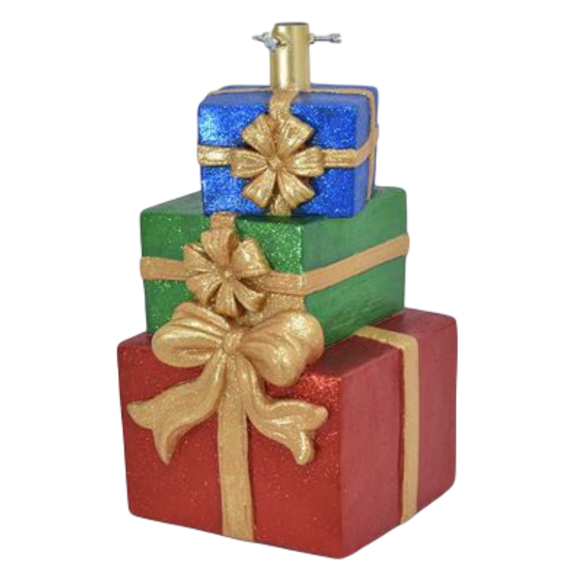 Base Albero di Natale a Forma di Regalo...