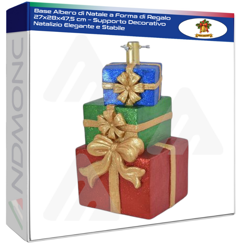 Base Albero di Natale a Forma di Regalo...