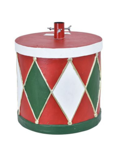 Base Albero di Natale a Forma di Tamburo 22x23 cm –... 2