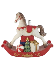 Base Albero di Natale a Forma di Cavallo a Dondolo... 2