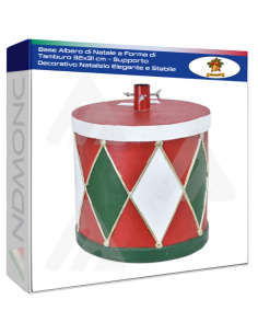 Base Albero di Natale a Forma di Tamburo 32x31 cm –...