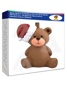 Base Albero di Natale a Forma di Orsetto 33x40,5 cm –...
