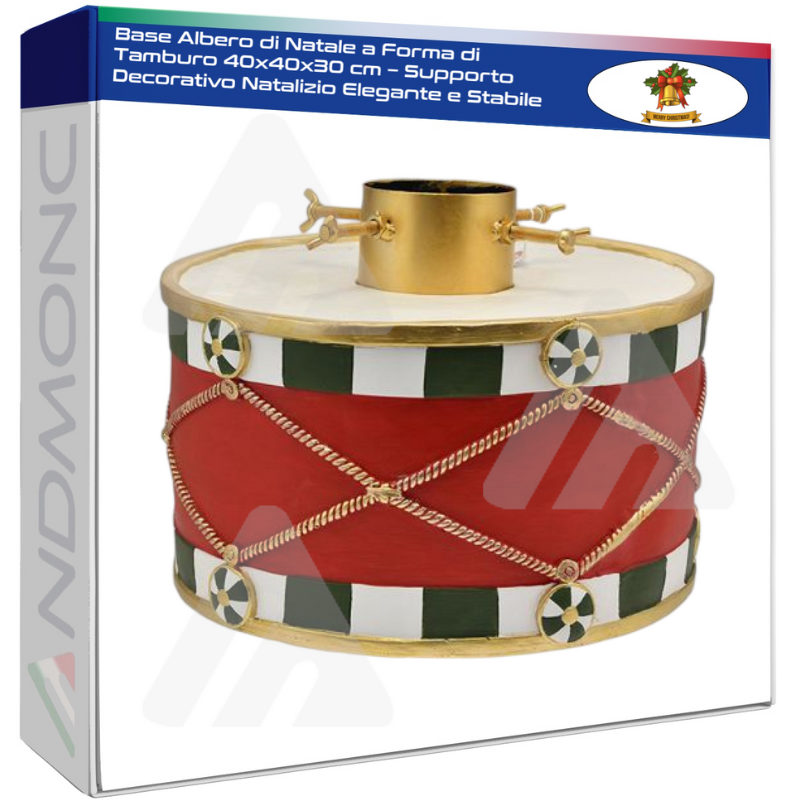 Base per Albero di Natale a Forma di Tamburo...