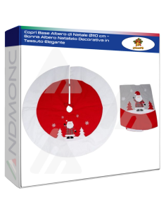 Copri Base Albero di Natale Ø110 cm – Gonna Albero...