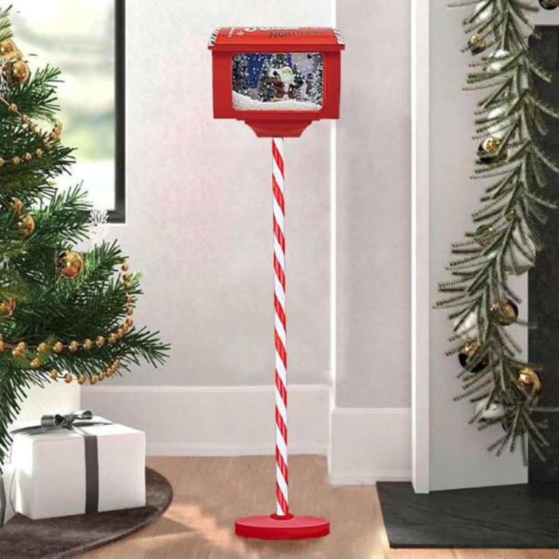 Cassetta Postale di Natale con LED, Musica e...