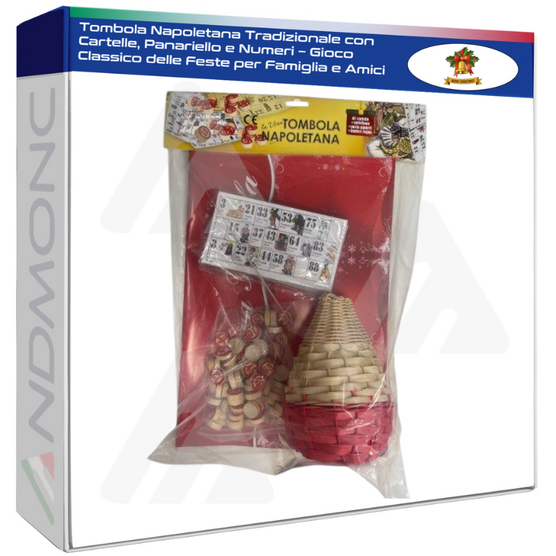 Tombola Napoletana Tradizionale con Cartelle,...