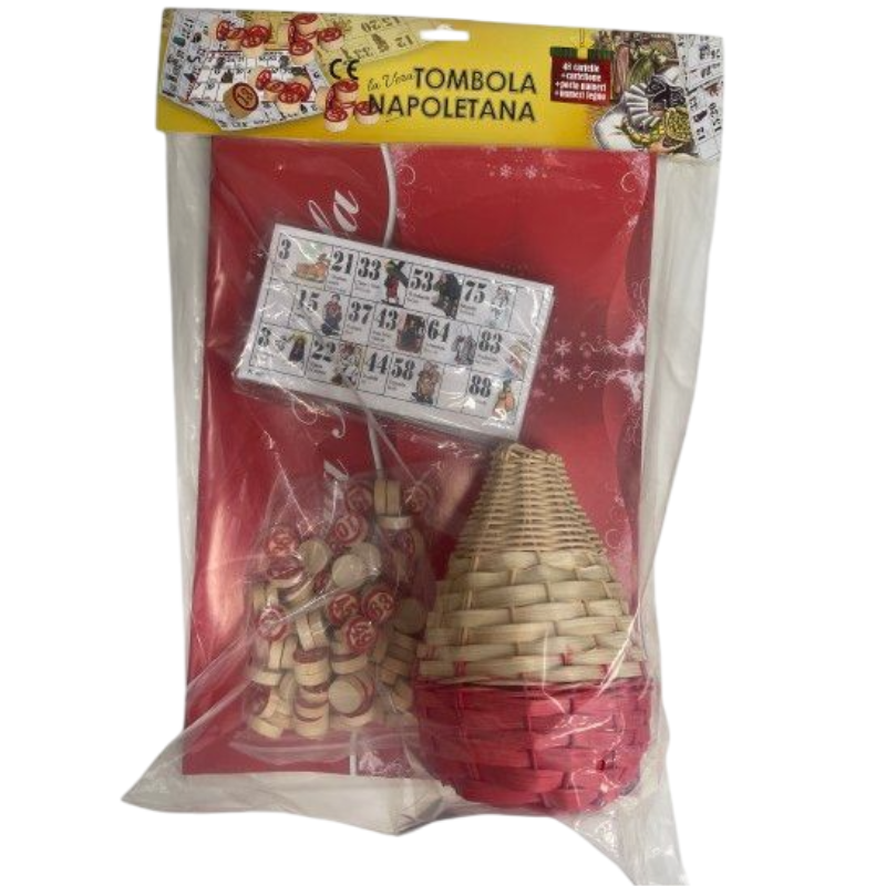 Tombola Napoletana Tradizionale con Cartelle,...