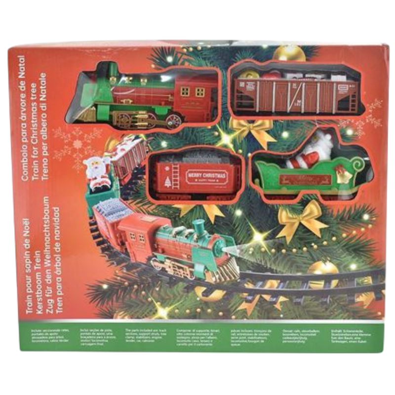 Trenino di Natale a Batteria con Luci e Suoni –...
