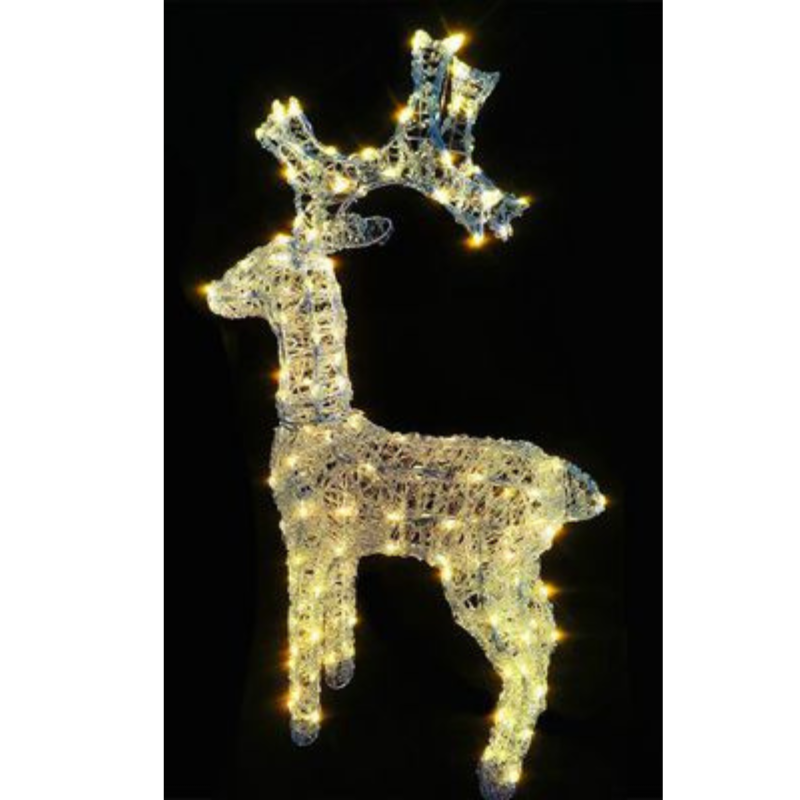 Renna Luminosa Natalizia 65 cm IP44 –...