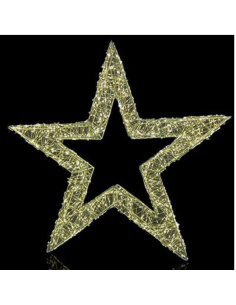 Stella Luminosa Natalizia 50 cm in Metallo con 1440 LED... 2