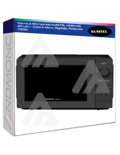 Forno a Microonde KUMTEL HMIN-05 20 Litri – Colore Nero,...