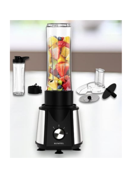 Robot da Cucina Multifunzione 3 in 1 KUMTEL HFP-02 – Tritatutto, Frullatore e Impastatrice, Potente e Compatto