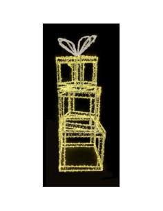 Pila Pacchi Regalo Natalizi 90 cm con 1200 LED Bianco... 2