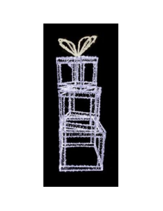 Pila Pacchi Regalo Natalizi 90 cm con 1200 LED Bianco... 2