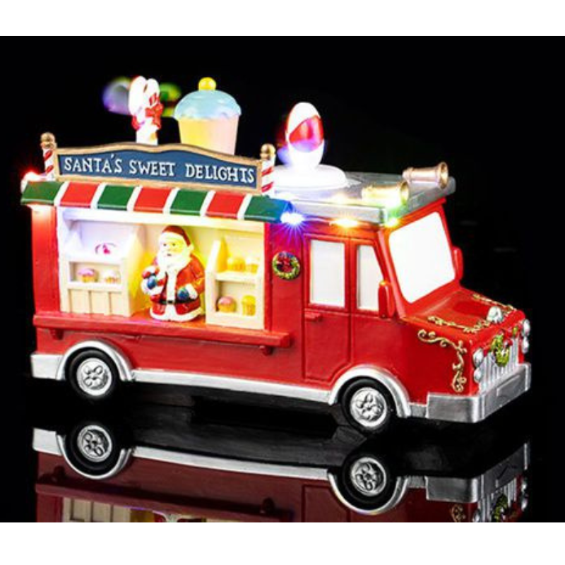 Babbo Natale su Camion con Luci e Movimento a...