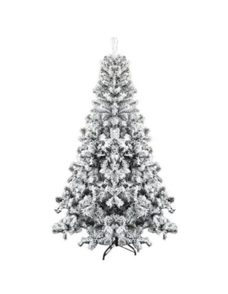 Albero di Natale Innevato 180 cm con 630 Rami – Abete Artificiale Folto ed Elegante