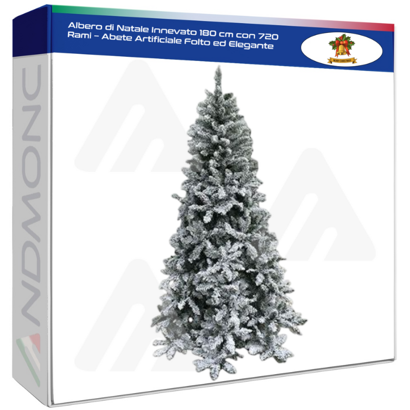 Albero di Natale Innevato 180 cm con 720 Rami –...