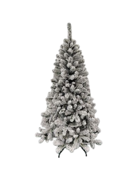 Albero di Natale Monte Silvano Innevato 210 cm con 1037 Rami – Abete Artificiale Folto Effetto Neve