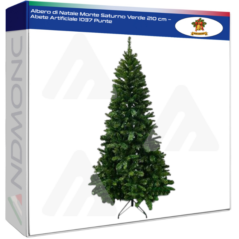 Albero di Natale Monte Saturno Verde 210 cm –...
