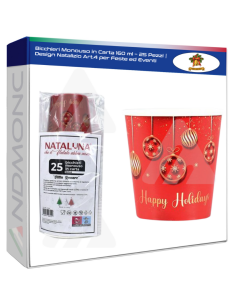 Bicchieri Monouso in Carta 160 ml – 25 Pezzi  Design...