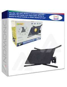 Router 4G WiFi Solare Andowl Q2025 – Modem Portatile con...
