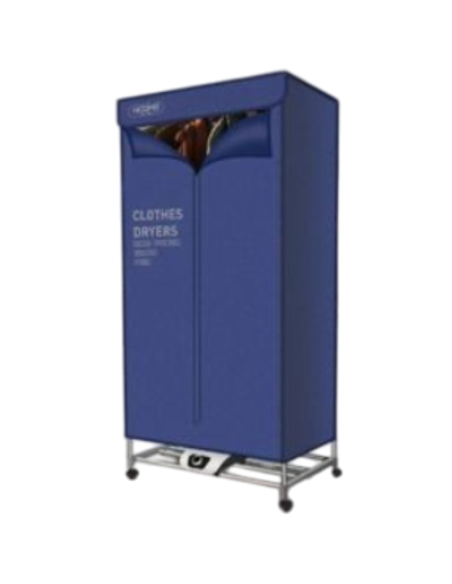 Asciugatrice Elettrica Portatile HOOMEI HM-3690B – 900W, Timer 180 Minuti, Riscaldamento PTC, Armadio Stendiabiti 87×45×152 cm