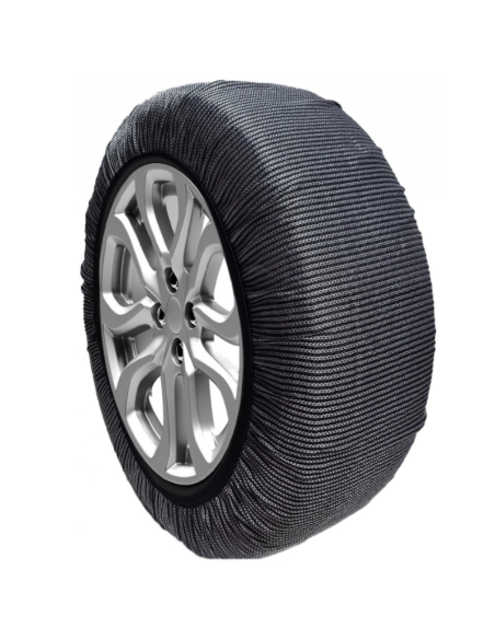 Calze da Neve per Auto – Antisdrucciolo Universali, Autocentranti e Compatibili con ESP/ABS – Sicure, Lavabili e Riutilizzabili