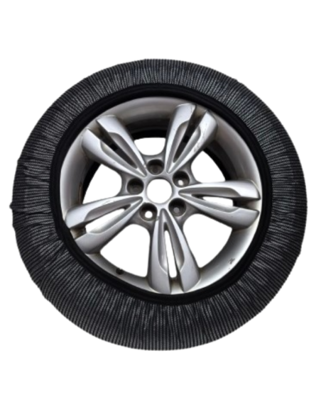 Calze da Neve per Auto – Antisdrucciolo Universali, Autocentranti e Compatibili con ESP/ABS – Sicure, Lavabili e Riutilizzabili