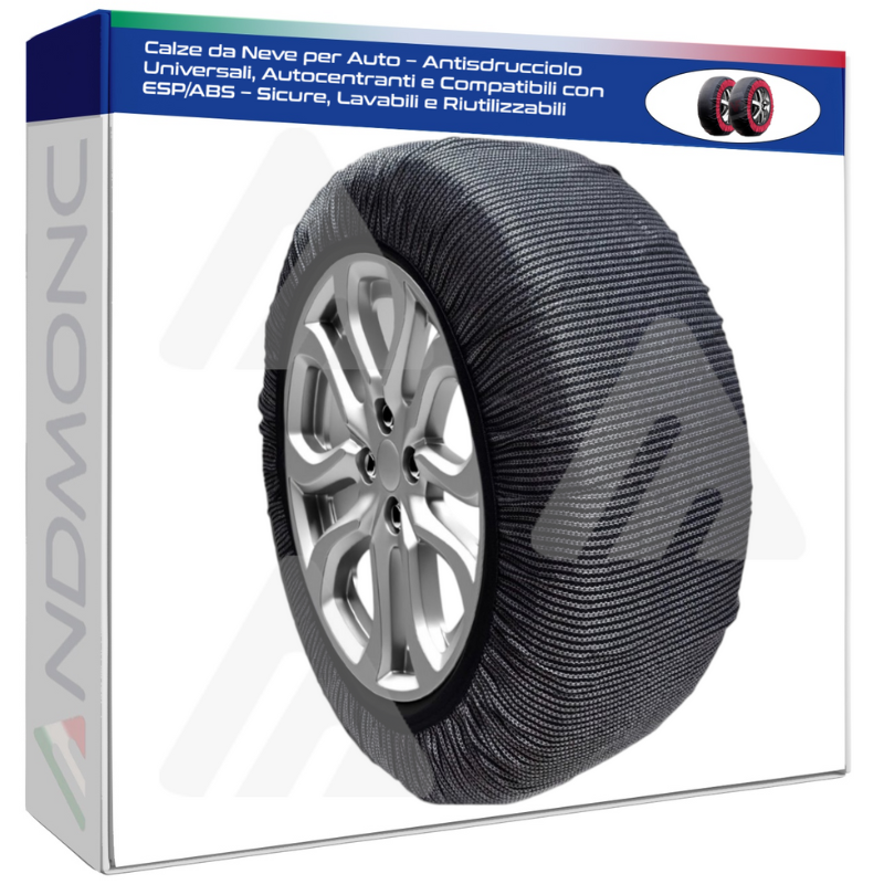 Calze da Neve per Auto – Antisdrucciolo...