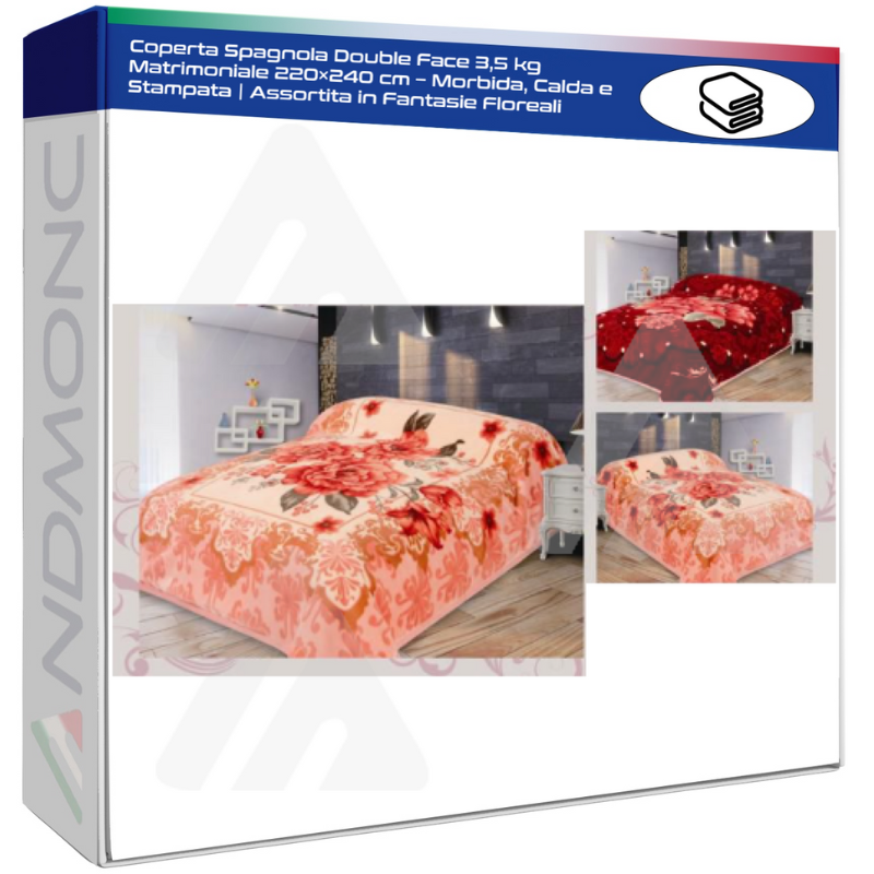 Coperta Spagnola Double Face 3,5 kg...