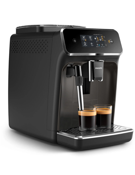 PHILIPS Series 2200 EP2224/40 MACCHINA CAFFÉ AUTOMATICA, Nero, Grigio/cashmere