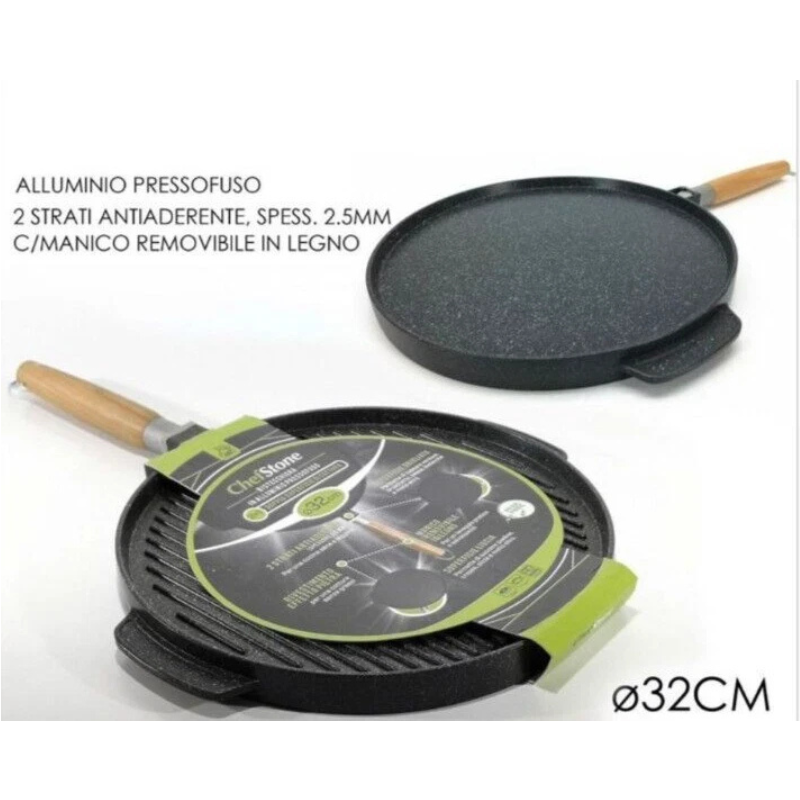 Bistecchiera ChefStone 32 cm in Alluminio...
