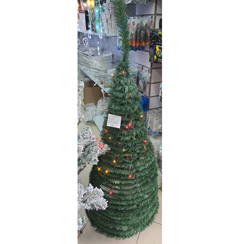 Albero di Natale a Spirale 150 cm Senza Luci |...