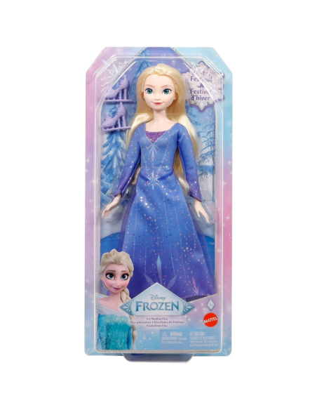 Bambola Elsa Disney Frozen – Ice Skating Elsa Mattel  Bambola 3+ Anni con Abito Scintillante