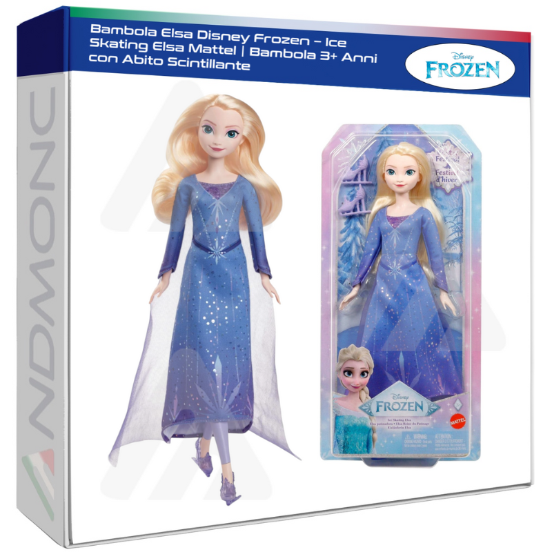 Bambola Elsa Disney Frozen – Ice Skating Elsa...