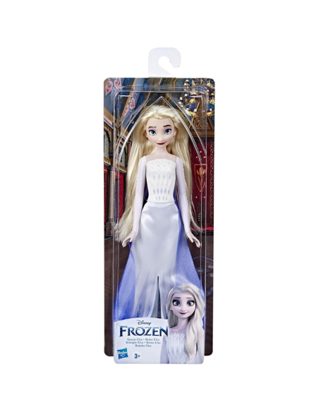 Bambola Elsa Disney Frozen – Hasbro  Abito Bianco da Regina delle Nevi  Giocattolo 3+ Anni
