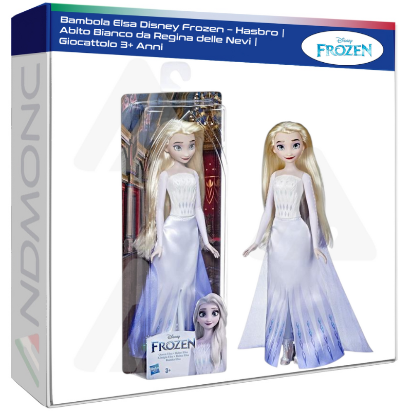 Bambola Elsa Disney Frozen – Hasbro  Abito...