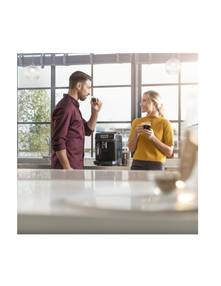 PHILIPS Series 2200 EP2224/40 MACCHINA CAFFÉ AUTOMATICA, Nero, Grigio/cashmere