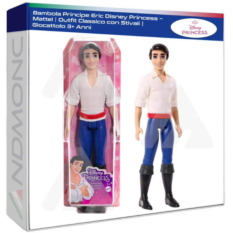 Bambola Principe Eric Disney Princess – Mattel...