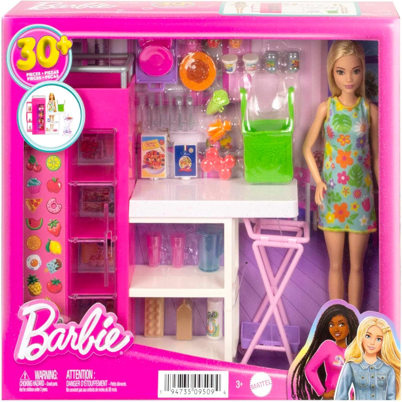 Barbie Cucina Playset – Set Cucina con Oltre 30...