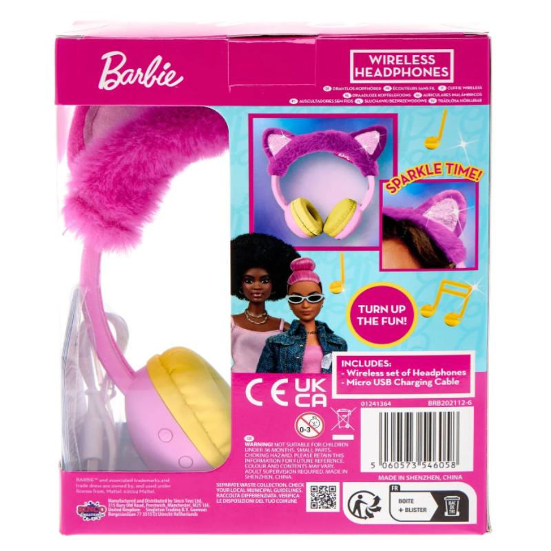 Barbie Cuffie Wireless per Bambini – Cuffie...