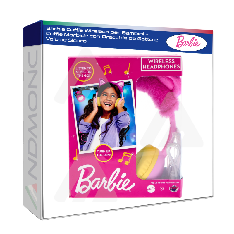 Barbie Cuffie Wireless per Bambini – Cuffie...
