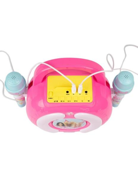 Barbie Karaoke Set con 2 Microfoni – Cassa Portatile per Canto e Musica