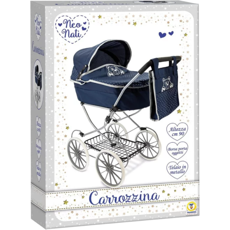 Carrozzina per Bambole Neo Nati – Telaio in...