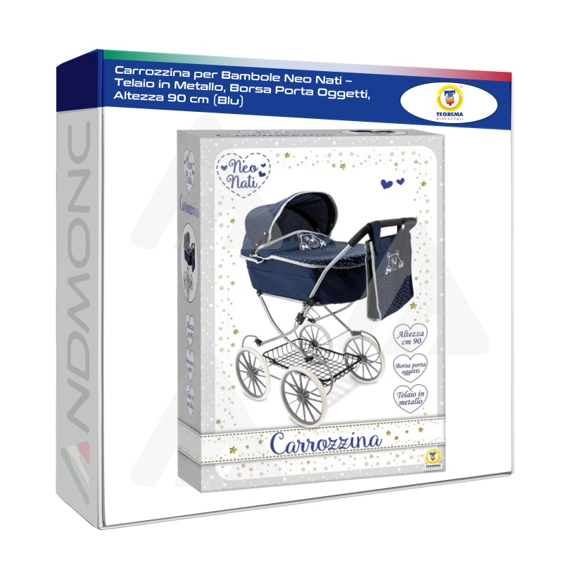 Carrozzina per Bambole Neo Nati – Telaio in...