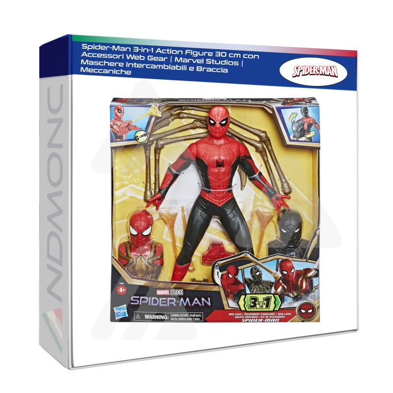 Spider-Man 3-in-1 Action Figure 30 cm con...