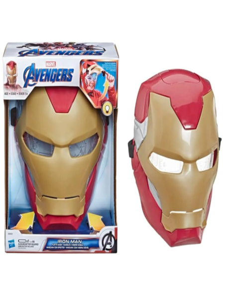 Maschera Iron Man Flip FX – Marvel Avengers | Maschera Elettronica con Effetti Luminosi