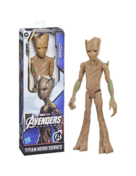 Marvel Avengers Endgame Groot – Titan Hero Series 30 cm  Action Figure Articolata Hasbro  Giocattolo Supereroi per Bambini 4+