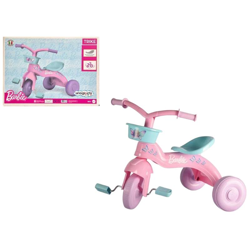 Triciclo Barbie Rosa per Bambine  Trike con...