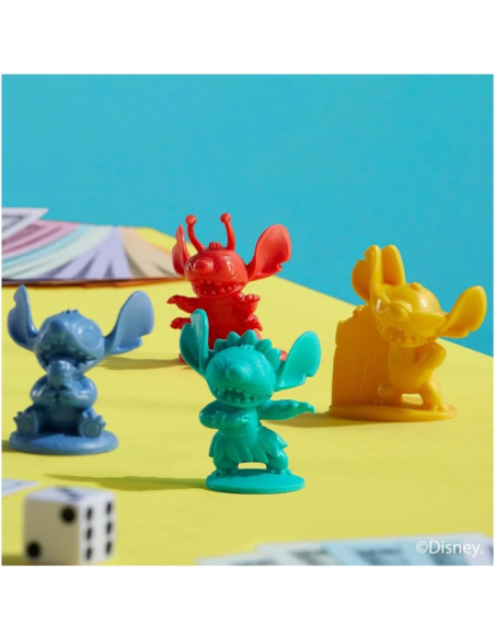 Monopoly Disney Stitch – Edizione Speciale Hasbro Gaming  Gioco da Tavolo 2–4 Giocatori  Versione per Bambini 8+